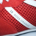 Hugo Boss Orlenno Bright Red Sneakers Tennis Shoes Size 11 44 NIB