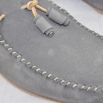Diesel ‘Connect Grahl’ Men’s Brindle Gray Suede Loafer Size 10.5 M EU 44
