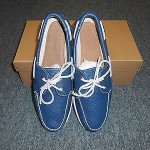 New Cole Haan Dominick Boat Shoe Blazer Blue Size 10-1/2 M