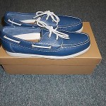 New Cole Haan Dominick Boat Shoe Blazer Blue Size 10-1/2 M