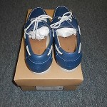 New Cole Haan Dominick Boat Shoe Blazer Blue Size 10-1/2 M