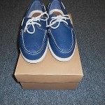 New Cole Haan Dominick Boat Shoe Blazer Blue Size 10-1/2 M