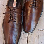 Hugo Boss Mens Dress Shoes Size 9M Brown Leather Casual Comfort Lace Up Oxford