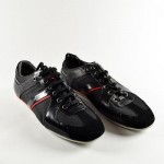 Hugo Boss Mens Black Fashion Sneakers Thannio # 50265821 Size 10 Brand New
