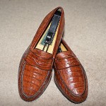GORGEOUS COLE HAAN “GENUINE CROCODILE” ITALY MADE LOAFERS 9 $1295