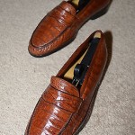 GORGEOUS COLE HAAN “GENUINE CROCODILE” ITALY MADE LOAFERS 9 $1295