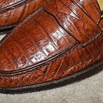 GORGEOUS COLE HAAN “GENUINE CROCODILE” ITALY MADE LOAFERS 9 $1295
