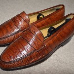 GORGEOUS COLE HAAN “GENUINE CROCODILE” ITALY MADE LOAFERS 9 $1295