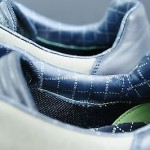 NIB HUGO BOSS GREEN $185 MEN’S ATTAIN LEATHER BLUE SNEAKERS SHOES 12