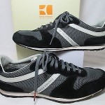 Hugo Boss ‘Orlet’  Black/Gray Casual Sneakers US 7M/40