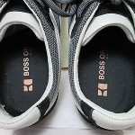 Hugo Boss ‘Orlet’  Black/Gray Casual Sneakers US 7M/40
