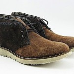 HUGO BOSS BLACK LABEL AMPLE SHOES BOOTS BROWN 100% LEATHER NEW SIZE 10, 43