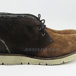 HUGO BOSS BLACK LABEL AMPLE SHOES BOOTS BROWN 100% LEATHER NEW SIZE 10, 43