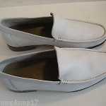 White Leather, Cole Haan, Men’s Loafers, Size 9-1/2