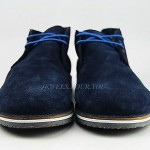 HUGO BOSS ORANGE LABEL NAVY BLUE VOLUE SHOES BOOTS LEATHER SUEDE NEW SIZE 10 43
