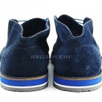 HUGO BOSS ORANGE LABEL NAVY BLUE VOLUE SHOES BOOTS LEATHER SUEDE NEW SIZE 10 43