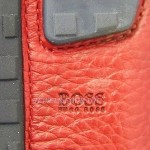 HUGO BOSS BLACK LABEL RED DRIVING MOCCASINS SHOES 100% LEATHER NEW SIZE 10, 43