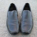 Mens COLE HAAN Venetian Tucker Loafers CO3557 11 M Black Leather Slip On Moc