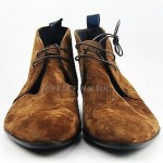 HUGO BOSS BLACK LABEL ANSONIO SHOES BOOTS BROWN 100% LEATHER NEW SIZE 9 42 ITALY