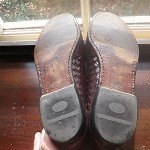 Bragano by Cole Haan Woven Leather Loafers Tassels Burgundy Mens Shoes 10.5