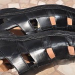 Cole Haan black fisherman 10 M D men’s shoes sandals open weave