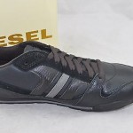 Diesel ‘Gunner’ Men’s Athletic Black and Licorice Size 9.5 EU 42.5