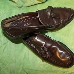 COLE HAAN MEN’S BROWN TASSEL LOAFERS SHOES SIZE 8 D USED