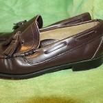 COLE HAAN MEN’S BROWN TASSEL LOAFERS SHOES SIZE 8 D USED
