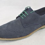Diesel Men’s ‘Batuck Ikadua’ Total Blue Suede w/ Green Laces Oxford Size 10.5 M