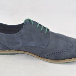 Diesel Men’s ‘Batuck Ikadua’ Total Blue Suede w/ Green Laces Oxford Size 10.5 M