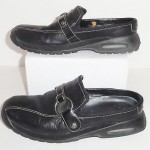 Cole Haan Men’s #D17988 Black Leather Nike Air Casual Loafers Size 10B
