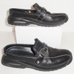 Cole Haan Men’s #D17988 Black Leather Nike Air Casual Loafers Size 10B