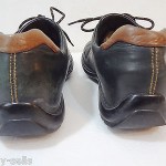 Cole Haan Black Leather Brown Trim Oxford Walking Shoes Mens 8.5 M