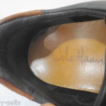 Cole Haan Black Leather Brown Trim Oxford Walking Shoes Mens 8.5 M