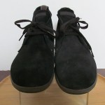 Mens sz 10 M black suede Diesel lace tie ankle athletic sole boot shoes