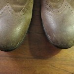 Men’s Authentic Hugo Boss Slip On Shoes, Distressed Brown, Size 8M