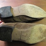 Men’s Authentic Hugo Boss Slip On Shoes, Distressed Brown, Size 8M