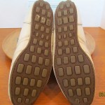 Mens sz 8.5 M offwhite leather slip on Diesel athletic driving mocs casual shoes