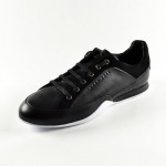 Hugo Boss Mens Black Fashion Leather Sneakers GRAMINO # 50273467 Size 10 New