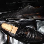 PRE-OWNED Mens Hugo Boss Dress Shoes Size 12 (Black)