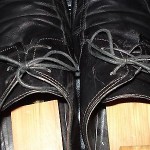 PRE-OWNED Mens Hugo Boss Dress Shoes Size 12 (Black)