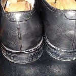 PRE-OWNED Mens Hugo Boss Dress Shoes Size 12 (Black)