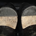 PRE-OWNED Mens Hugo Boss Dress Shoes Size 12 (Black)