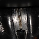 PRE-OWNED Mens Hugo Boss Dress Shoes Size 12 (Black)