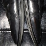PRE-OWNED Mens Hugo Boss Dress Shoes Size 12 (Black)