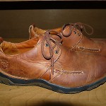 TIMBERLAND EARTHKEEPERS MEN’S BROWN LEATHER CASUAL SHOES SZ 9.5
