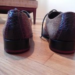 Cole Haan Air Colton Suede Saddle Shoes Mens Size 10 brown