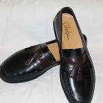 Cole Haan Men’s Size 11 Pinch Cup Tassle Black w/Brown Trim