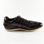 Hugo Boss Mens Brown Fashion Leather Sneakers Shoes T-LEISANDER 50272383 Size 10