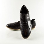 Hugo Boss Mens Brown Fashion Leather Sneakers Shoes T-LEISANDER 50272383 Size 10
